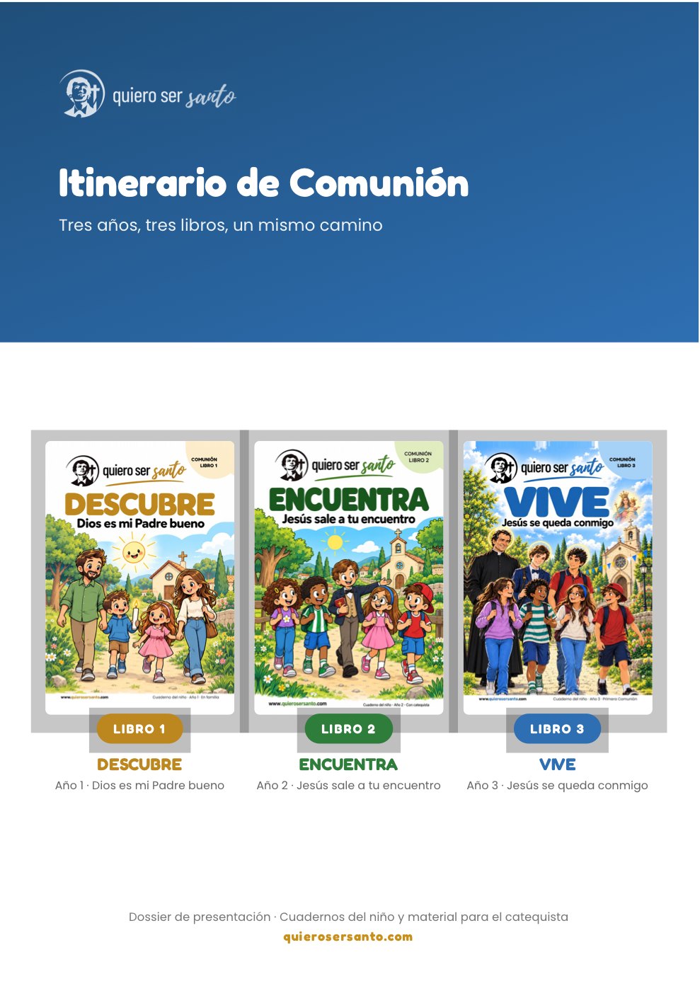 Primera página del dossier del Itinerario de Comunión