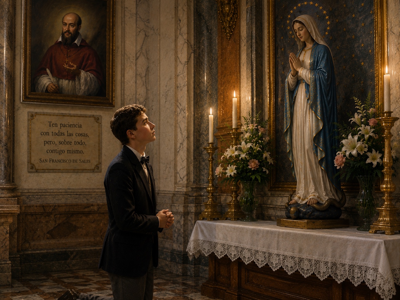 Ante la Virgen