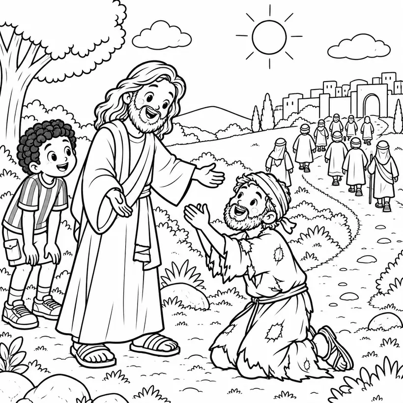 Ilustración del encuentro «Aprendo distintas formas de rezar»
