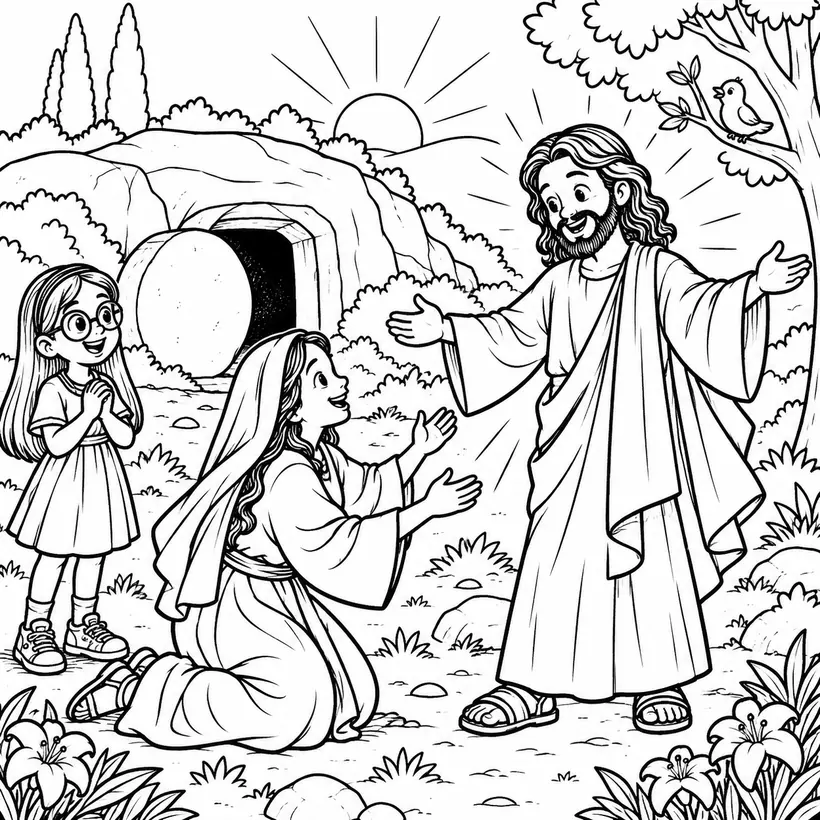 Ilustración del encuentro «Pascua: vivir como resucitados»