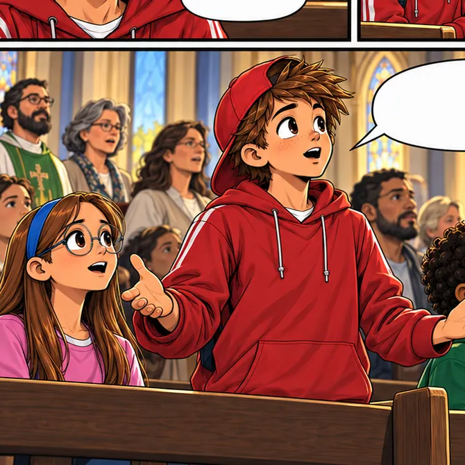 Ilustración del encuentro «Pedimos por todos: la Oración de los Fieles»