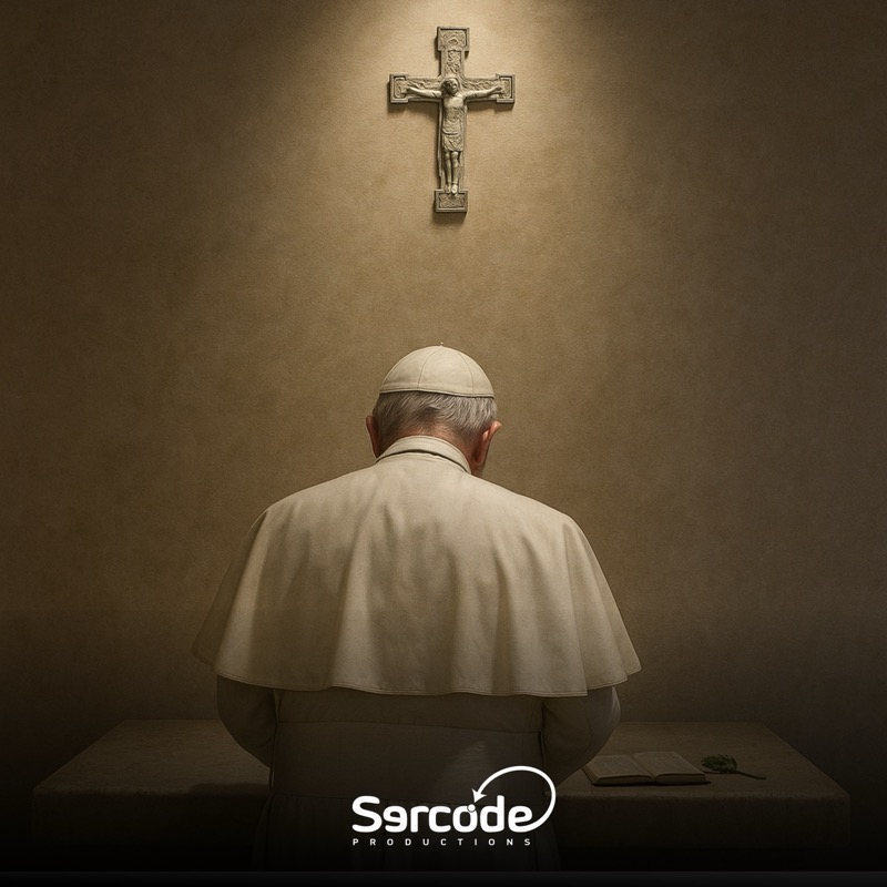 Portada de «León XIV, guía de paz», canción de Sercode